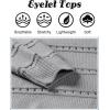 Zeagoo Womens Sweaters Cute Long Sleeve Off The Shoulder Pullover Tops Hollow Out Crochet Dressy Casual Outfits(A-gray)