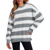 White Gray Stripe