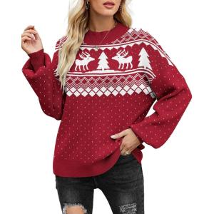 Zeagoo Sweaters for Women Fall Fashion 2025 Trendy Long Sleeve Turtleneck Pullover Lantern Knit Sweater Tops(Sd17)