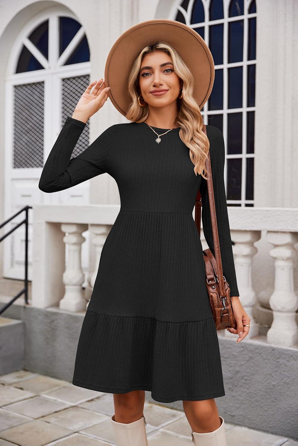 imageZeagoo Summer Dresses for Women 2025 Cotton Button Down Short Sleeve Tshirt Dresses Casual Mini Beach DressBlack