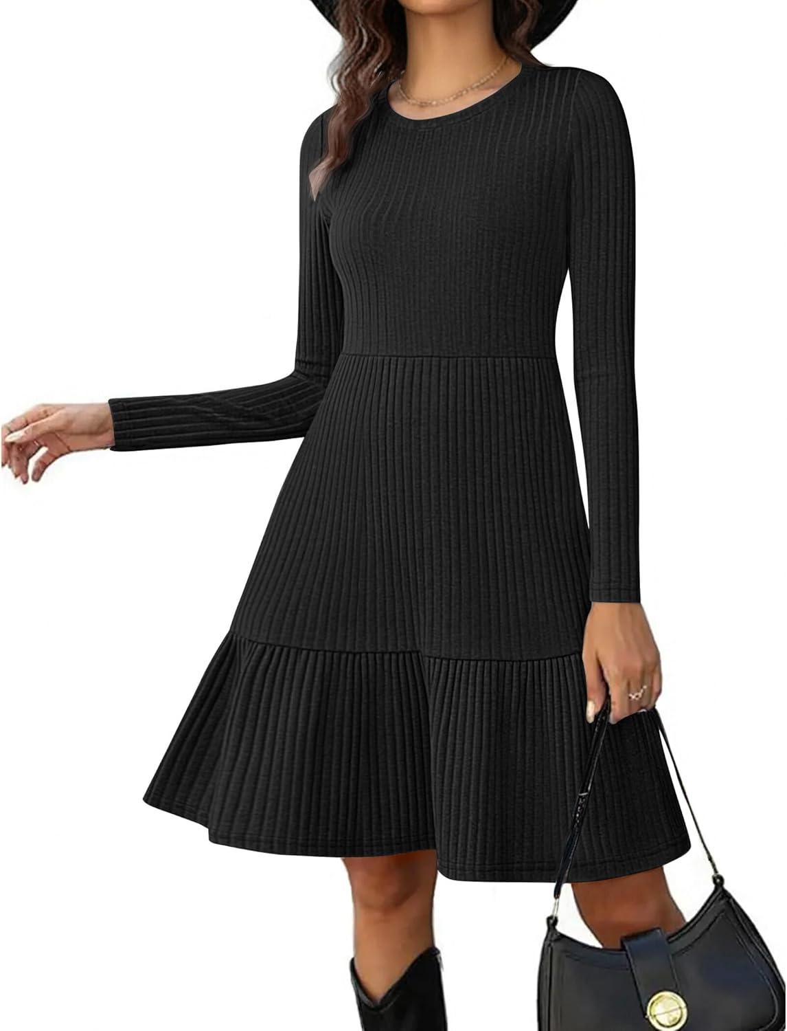 imageZeagoo Summer Dresses for Women 2025 Cotton Button Down Short Sleeve Tshirt Dresses Casual Mini Beach DressBlack