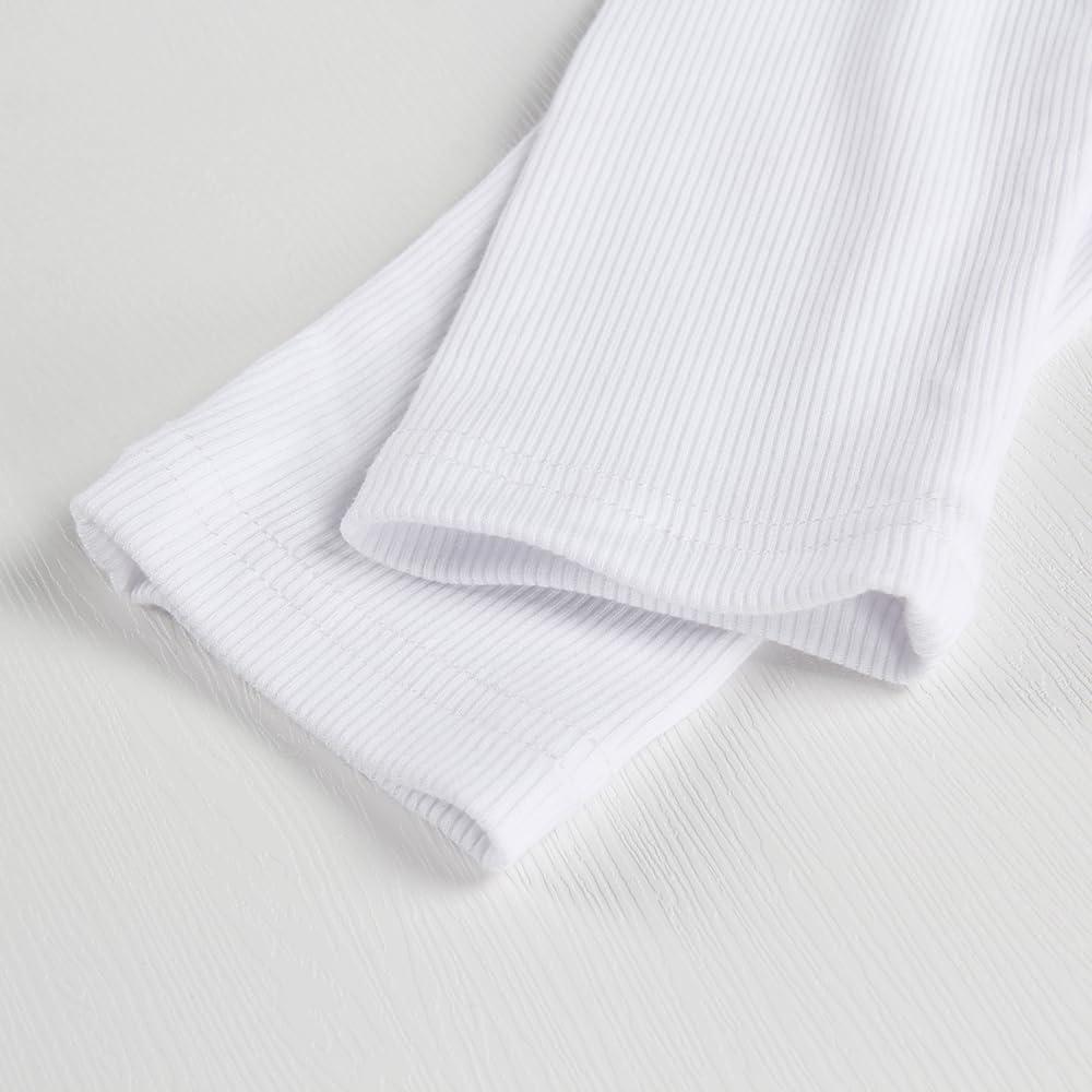 imageZeagoo Womens Ribbed Fitted Crop Tops Long Sleeve T Shirts Basic Scoop Neck Casual Slim Fitted Y2k Clothes 202501 White