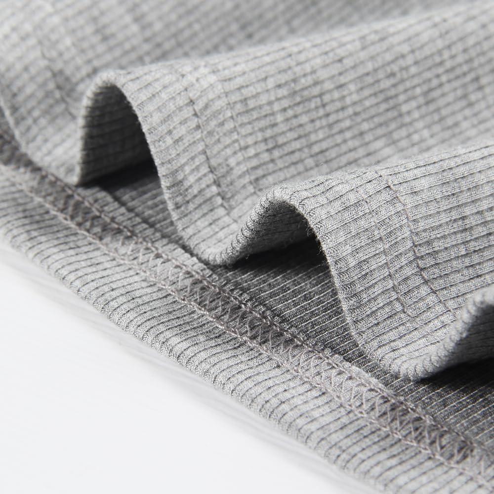 imageZeagoo Womens Ribbed Fitted Crop Tops Long Sleeve T Shirts Basic Scoop Neck Casual Slim Fitted Y2k Clothes 2025Grey