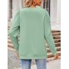 Zeagoo Christmas Long Sleeve Shirts for Women Winter 2025 Ladies Tops and Blouses Casual Fashion Clothing(Green)