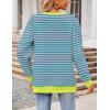 Zeagoo Christmas Long Sleeve Shirts for Women Winter 2025 Ladies Tops and Blouses Casual Fashion Clothing(Stripe-2)