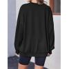 Zeagoo Christmas Sweatshirt for Women Crewneck Christmas Tree Long Sleeve Shirt Xmas Holiday Party Pullover Sweater Tops(Black-daisy)