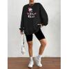 Zeagoo Christmas Sweatshirt for Women Crewneck Christmas Tree Long Sleeve Shirt Xmas Holiday Party Pullover Sweater Tops(Black-snowman)