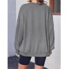 Zeagoo Christmas Sweatshirt for Women Crewneck Christmas Tree Long Sleeve Shirt Xmas Holiday Party Pullover Sweater Tops(Grey)