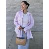 Zeagoo Striped Button Down Shirts for Women Casual Loose Long Sleeve Shirts Business Work Tunic Top
