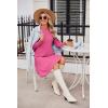 Zeagoo Summer Dresses for Women 2025 Cotton Button Down Short Sleeve Tshirt Dresses Casual Mini Beach Dress(0-rose Red)
