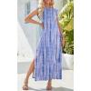Zeagoo Summer Dresses for Women 2026 Black Long Maxi Sundresses Loose Split Wrinkle-Free Beach Travel Vacation Clothes(Zr21)