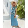Zeagoo Summer Dresses for Women 2026 Black Long Maxi Sundresses Loose Split Wrinkle-Free Beach Travel Vacation Clothes(Zw89)