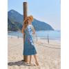 Zeagoo Summer Dresses for Women 2026 Sleeveless V Neck Casual Midi Tank Dress Beach Vacation Sundresses with Pockets(Bf171)