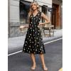 Zeagoo Summer Dresses for Women 2026 Sleeveless V Neck Casual Midi Tank Dress Beach Vacation Sundresses with Pockets(Jh601)
