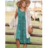 Zeagoo Summer Dresses for Women Flowy Aline Casual Midi Tank Dress Beach Boho Vacation Sundresses Shift Dress with Pockets(Cx338)