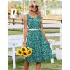 Zeagoo Summer Dresses for Women Flowy Aline Casual Midi Tank Dress Beach Boho Vacation Sundresses Shift Dress with Pockets(Cx338)