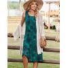 Zeagoo Summer Dresses for Women Flowy Aline Casual Midi Tank Dress Beach Boho Vacation Sundresses Shift Dress with Pockets(Mz939)