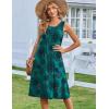 Zeagoo Summer Dresses for Women Flowy Aline Casual Midi Tank Dress Beach Boho Vacation Sundresses Shift Dress with Pockets(Mz939)