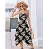 Zeagoo Women Summer Midi Dresses 2026 Hawaiian Bohemian Beach Cover Up Sundress Spaghetti Strap Casual Dress with Pockets(Apricot Brown)