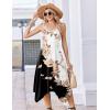 Zeagoo Women Summer Midi Dresses 2026 Hawaiian Bohemian Beach Cover Up Sundress Spaghetti Strap Casual Dress with Pockets(Champagne Pink)
