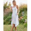 Zeagoo Women Summer Midi Dresses 2026 Hawaiian Bohemian Beach Cover Up Sundress Spaghetti Strap Casual Dress with Pockets(Tie Dye)