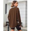 Zeagoo Womens Corduroy Flannel Shacket Jacket Casual Plaid Button Down Shirts Long Sleeve Fall Tops with Pockets