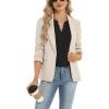 Zeagoo Womens Dressy Casual Shirts Short Sleeve V Neck Work Blouse Business Casual Summer Chiffon Tops(Black)