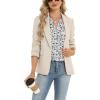 Zeagoo Womens Dressy Casual Shirts Short Sleeve V Neck Work Blouse Business Casual Summer Chiffon Tops(Shadowfall)