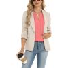 Zeagoo Womens Dressy Casual Shirts Short Sleeve V Neck Work Blouse Business Casual Summer Chiffon Tops(Stripe)