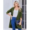 Zeagoo Women’s Fall Jacket 2025 Zip Up Hoodies Long Sleeve Long Tunic Sweatshirts Oversized Fleece Casual Coat with Pocket(A_fleece Fabric_army Green)