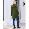 Zeagoo Women’s Fall Jacket 2025 Zip Up Hoodies Long Sleeve Long Tunic Sweatshirts Oversized Fleece Casual Coat with Pocket(A_fleece Fabric_army Green)