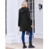 Zeagoo Women’s Fall Jacket 2025 Zip Up Hoodies Long Sleeve Long Tunic Sweatshirts Oversized Fleece Casual Coat with Pocket(A_fleece Fabric_black)