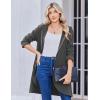Zeagoo Women’s Fall Jacket 2025 Zip Up Hoodies Long Sleeve Long Tunic Sweatshirts Oversized Fleece Casual Coat with Pocket(A_fleece Fabric_dark Gray)