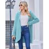 Zeagoo Women’s Fall Jacket 2025 Zip Up Hoodies Long Sleeve Long Tunic Sweatshirts Oversized Fleece Casual Coat with Pocket(A_fleece Fabric_light Blue)