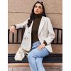 Zeagoo Womens Long Sleeve Shirts Mock Neck Turtleneck Slim Fitted Basic Crop Tops 2024 Fashion Casual T-Shirts(Black+brown)