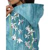 Zeagoo Womens Oversized Hoodies 2025 Fleece Sweatshirts Long Sleeve Pullover with Pocket Fall Winter Outfits Clothes(Blue Floral)