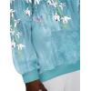 Zeagoo Womens Oversized Hoodies 2025 Fleece Sweatshirts Long Sleeve Pullover with Pocket Fall Winter Outfits Clothes(Blue Floral)