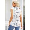 Zeagoo Women’s Sleeveless Button Down Shirts Blouses Solid Casual Basic V Neck Tank Tops for Work S-XXL(Bf112)