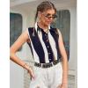 Zeagoo Women’s Sleeveless Button Down Shirts Blouses Solid Casual Basic V Neck Tank Tops for Work S-XXL(Cx327)