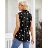 Zeagoo Women’s Sleeveless Button Down Shirts Blouses Solid Casual Basic V Neck Tank Tops for Work S-XXL(Jh601)