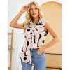 Zeagoo Women’s Sleeveless Button Down Shirts Blouses Solid Casual Basic V Neck Tank Tops for Work S-XXL(Jh602)