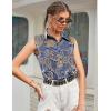 Zeagoo Women’s Sleeveless Button Down Shirts Blouses Solid Casual Basic V Neck Tank Tops for Work S-XXL(Mz919)