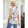 Zeagoo Women’s Sleeveless Button Down Shirts Blouses Solid Casual Basic V Neck Tank Tops for Work S-XXL(Sf291)