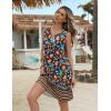 Zeagoo Womens Summer Beach Dresses 2025 Loose Sleeveless Mini Sundress Swimsuit Coverup Spring Casual Boho Tank Dress(Black)