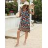 Zeagoo Womens Summer Beach Dresses 2025 Loose Sleeveless Mini Sundress Swimsuit Coverup Spring Casual Boho Tank Dress(Black)