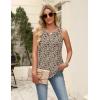 Zeagoo Women’s Summer Tank Tops 2026 Pleated V Neck Floral Loose Fit Casual Flowy Boho Tunic Sleeveless Shirts(Sf154)