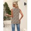 Zeagoo Women’s Summer Tank Tops 2026 Pleated V Neck Floral Loose Fit Casual Flowy Boho Tunic Sleeveless Shirts(Sf154)