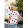 Zeagoo Womens Summer Tops Short Sleeve Casual Shirts Floral Tee Trendy 2026 Basics V Neck Plain Tshirt(A-ax85)