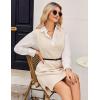 Zeagoo Womens Tank Sweater Dress Sweater Vest Knitted Pullovers Sweaters 2025(Beige)