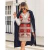 Zeagoo Womens Tank Sweater Dress Sweater Vest Knitted Pullovers Sweaters 2025(Christmas)